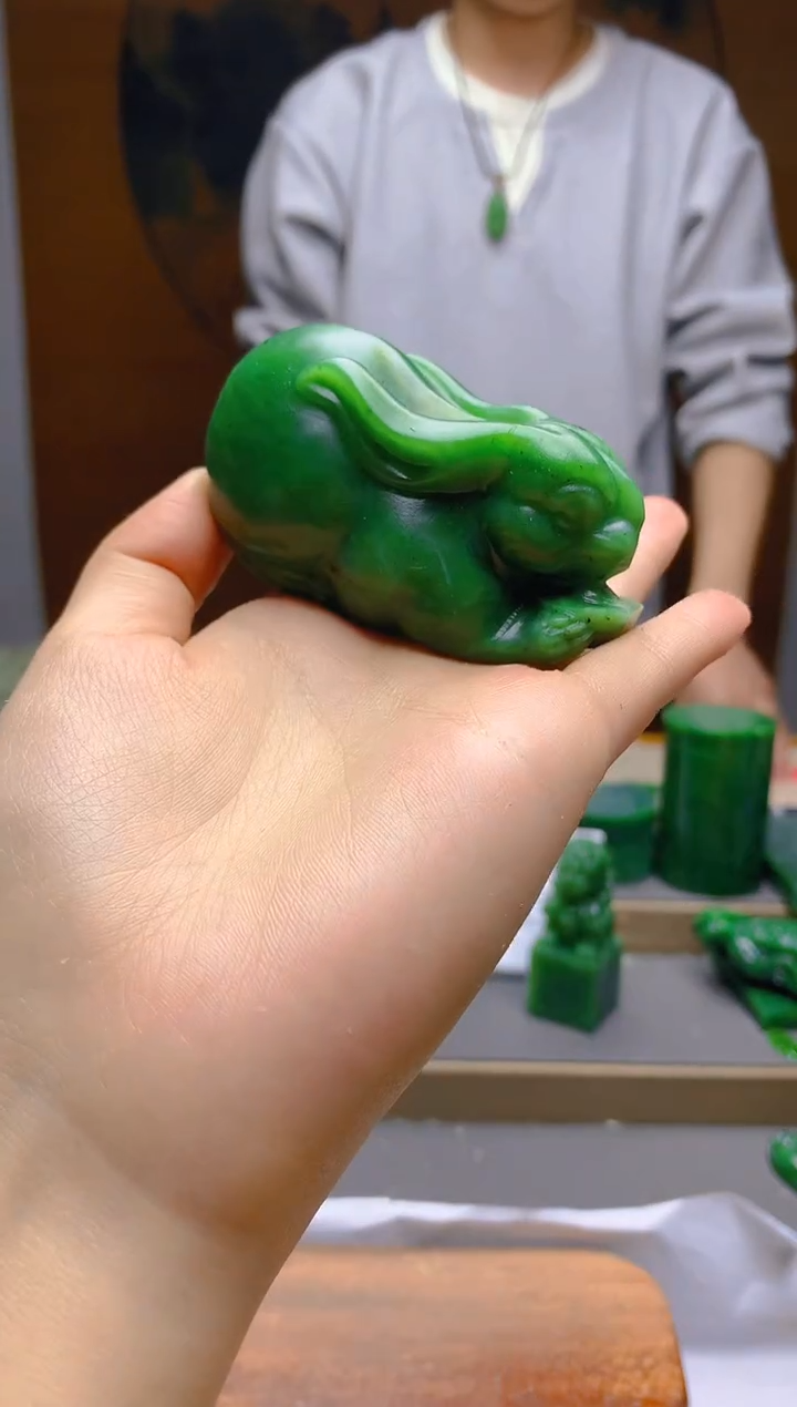 【闪购商品】和田玉（碧玉）把件未镶嵌1