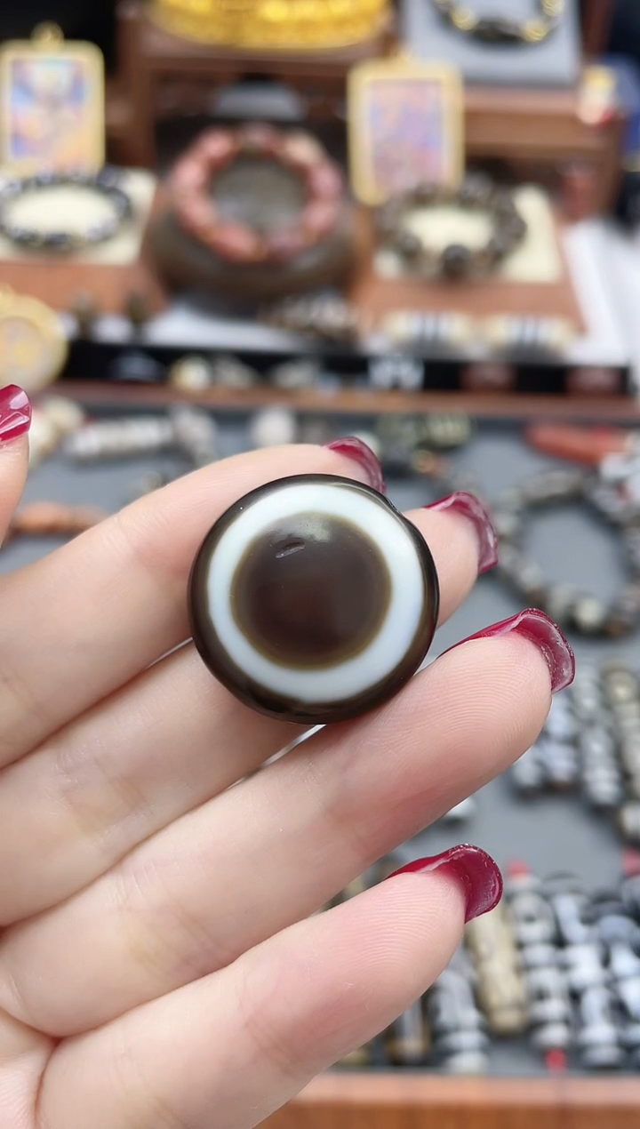 【闪购商品】玛瑙/玉髓珠珠未镶嵌羊板眼