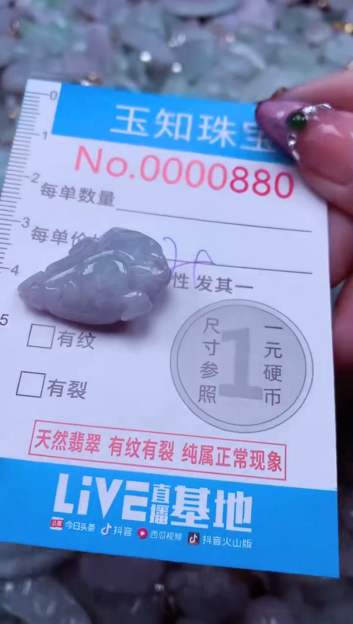 吊坠(不含链)未镶嵌翡翠880