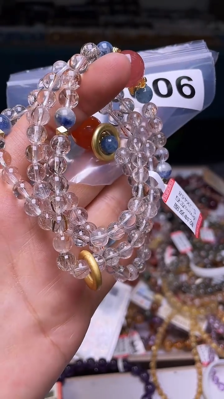 【闪购商品】手串6/006未镶嵌水晶多样性发一件