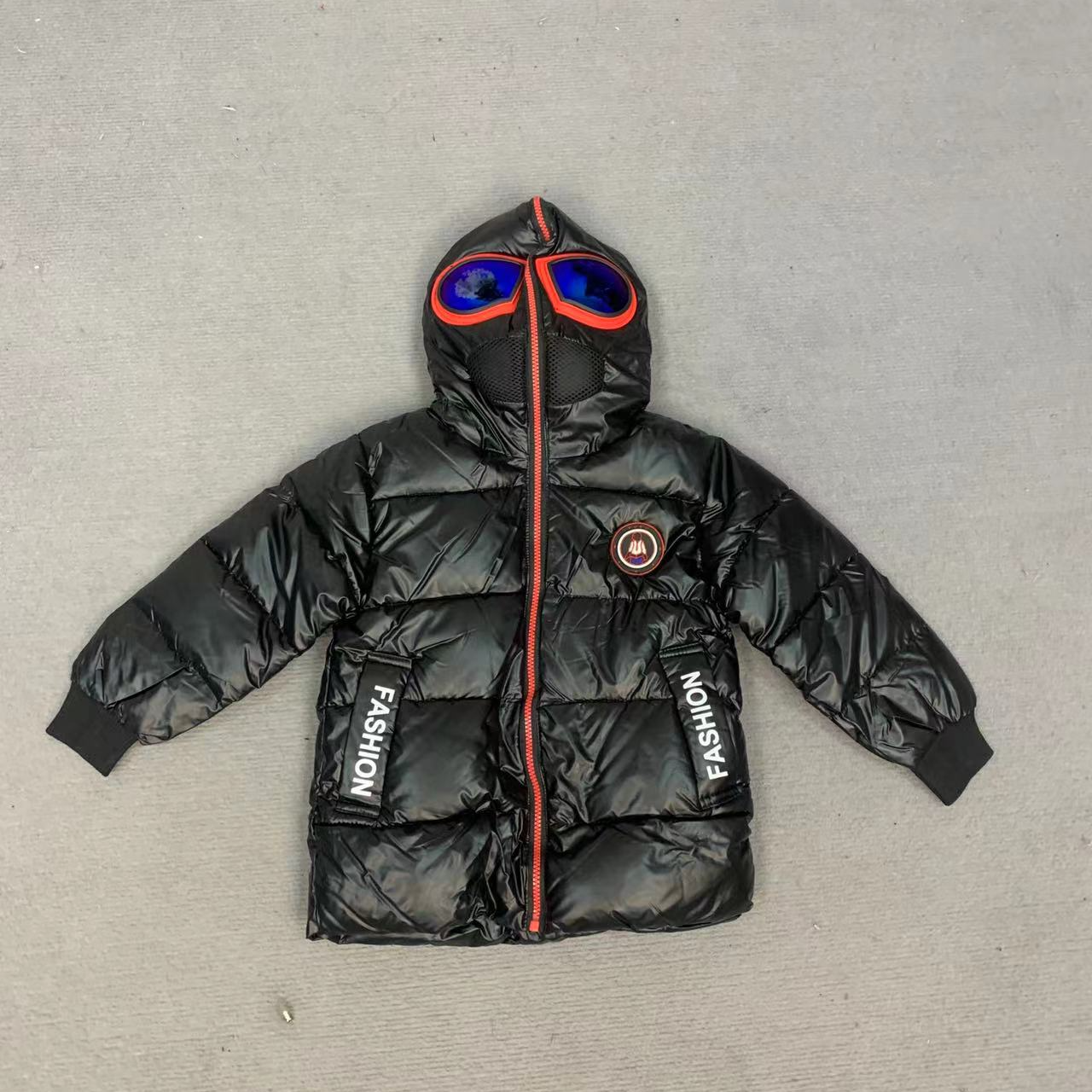 冬季厚款冬款带帽棉衣儿童