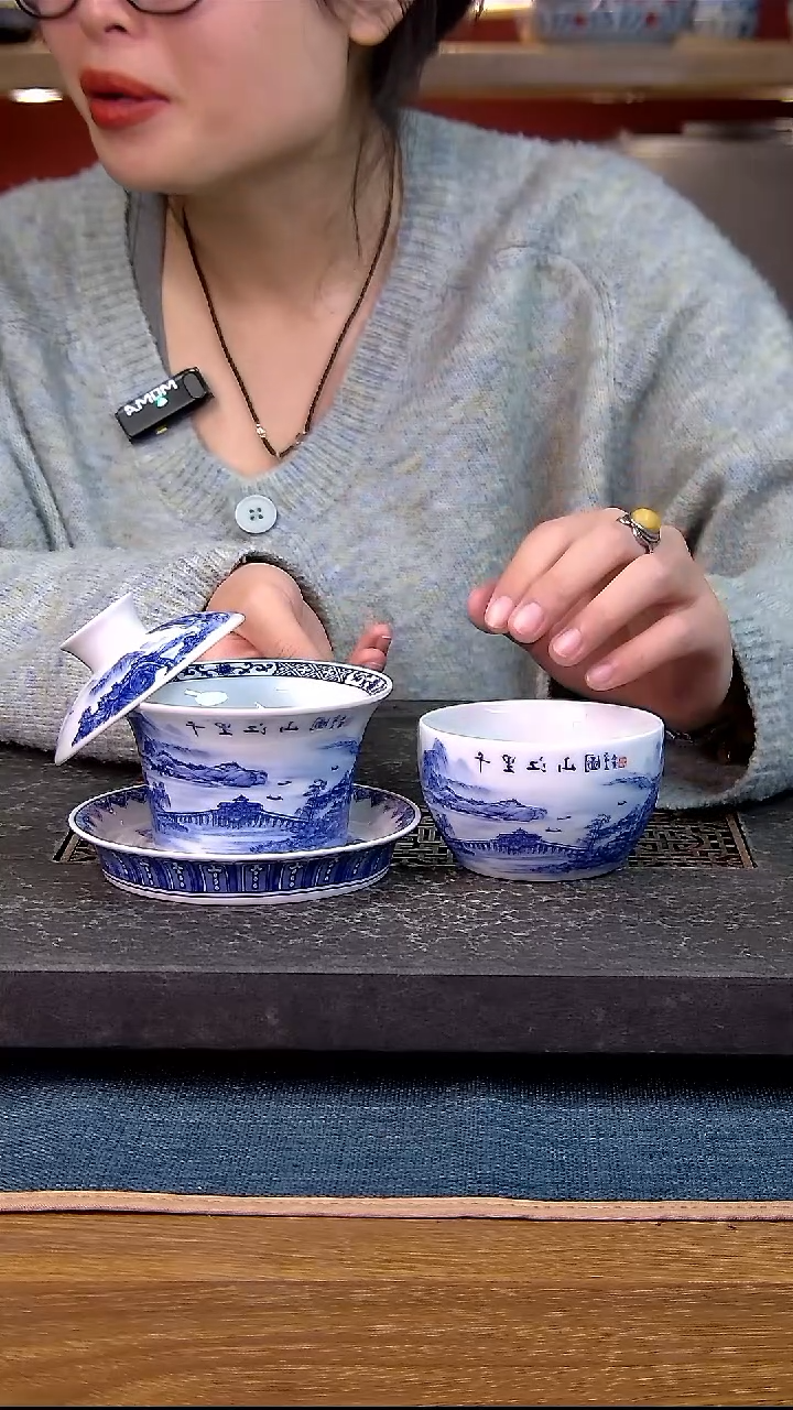 简装家用款2件套 白瓷陶瓷茶具