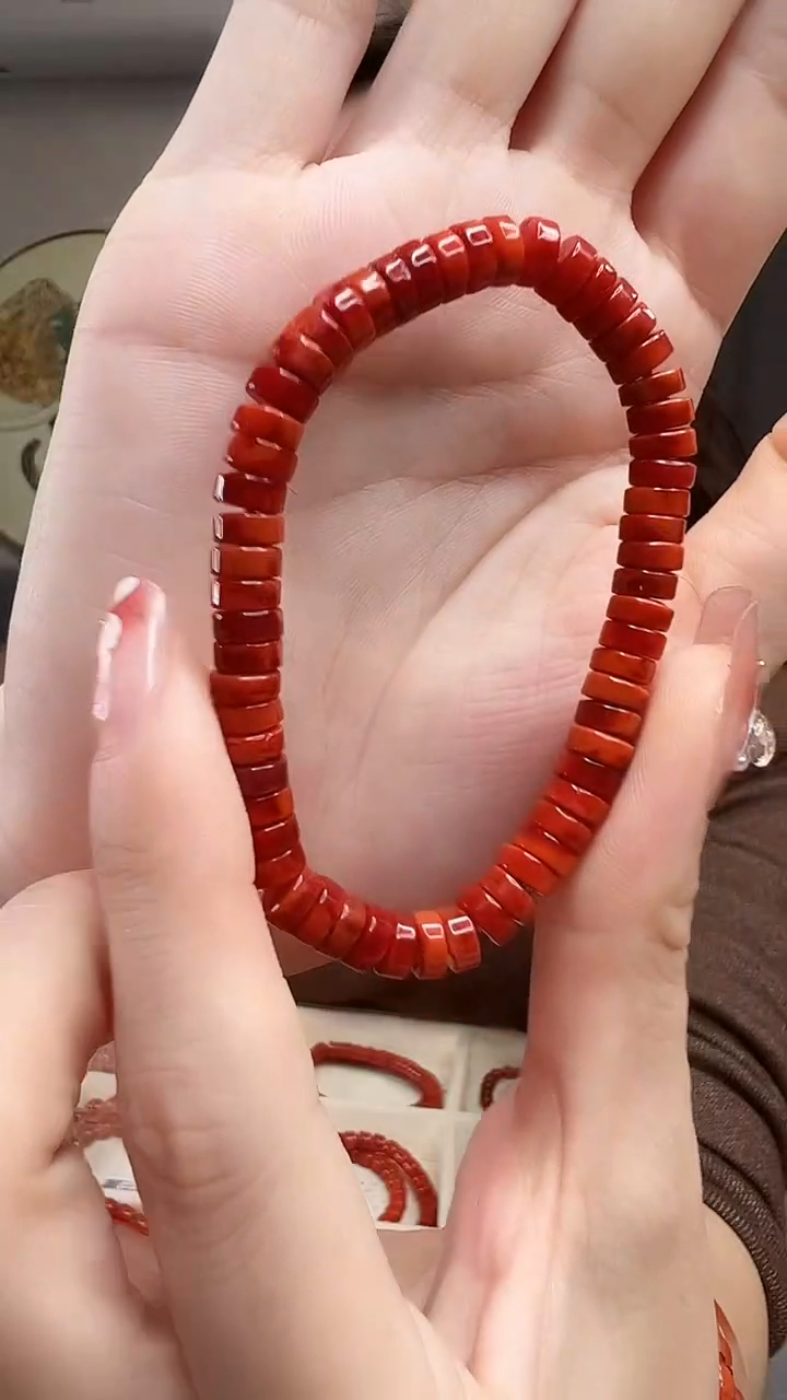 【闪购商品】南红玛瑙手串未镶嵌6.5mm+