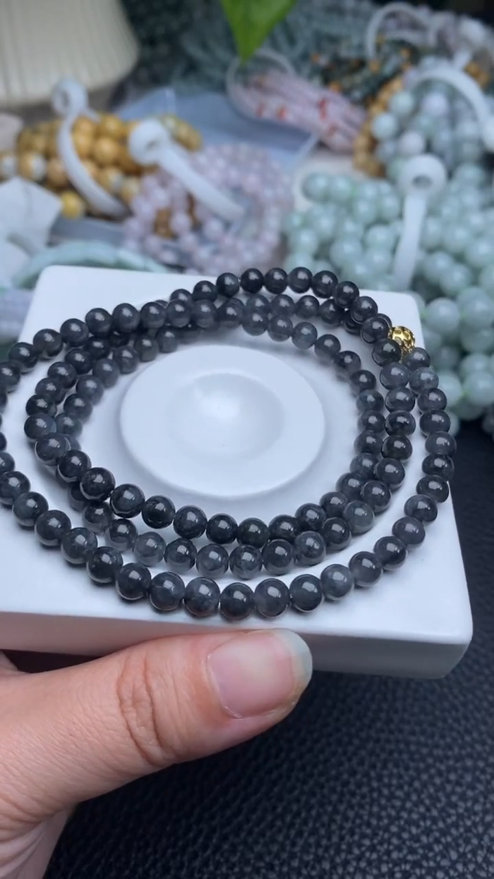 【闪购商品】翡翠挂件未镶嵌长串