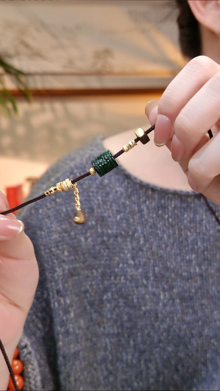 颈饰未镶嵌翡翠国风