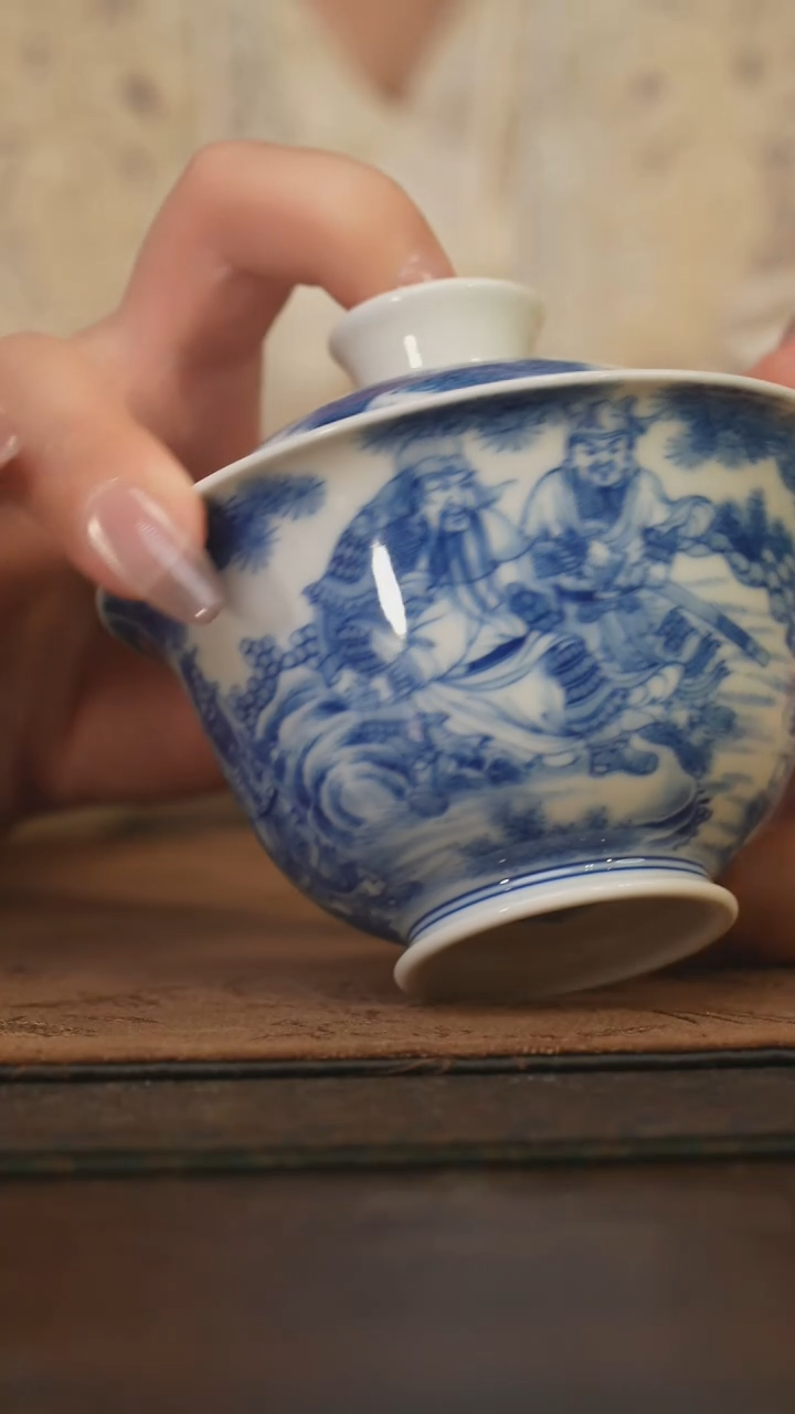 瓷片柴窑青花破价福利