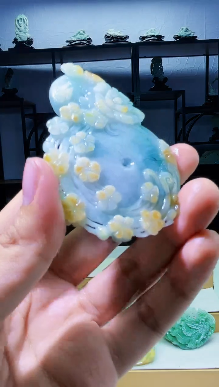 【闪购商品】定制翡翠未镶嵌毛货02150063