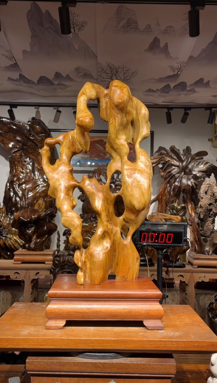 【闪购商品】金丝楠木艺金丝楠木自然摆件