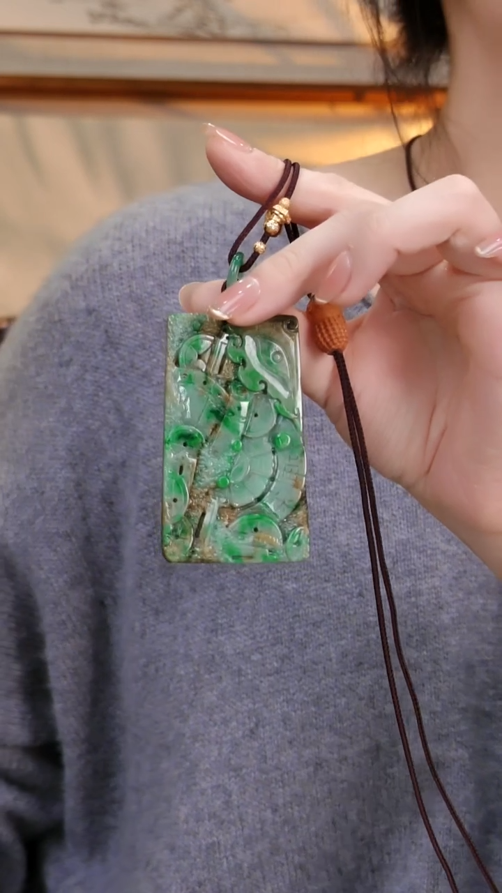 颈饰未镶嵌翡翠国风