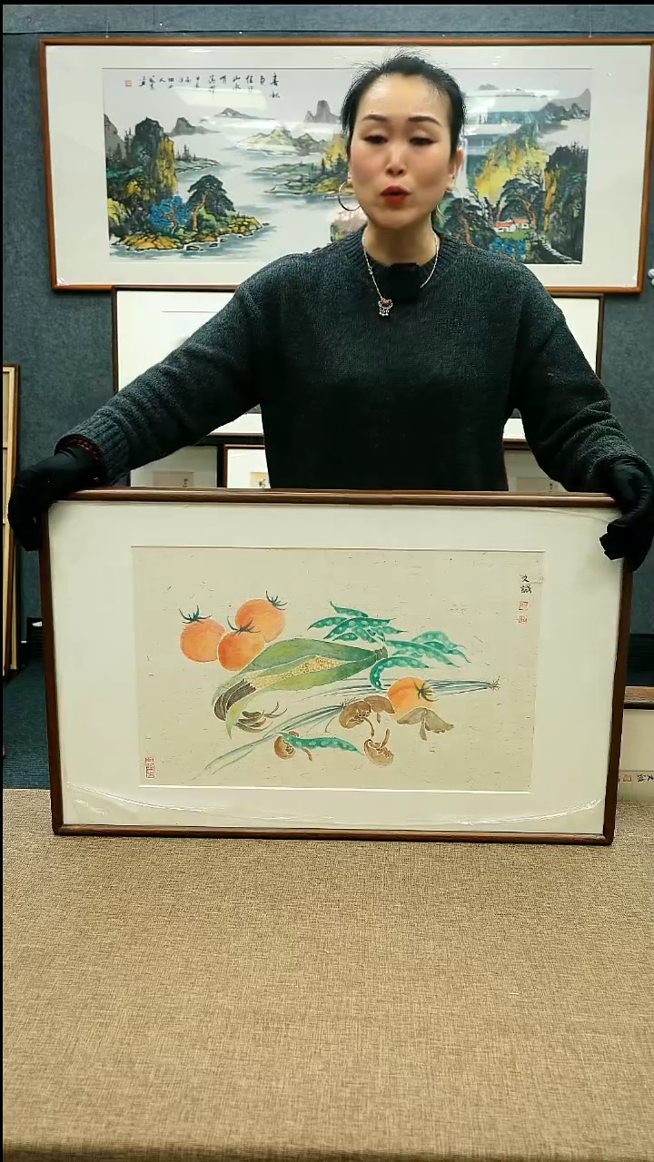 【闪购商品】国画48*77文诚老师花鸟