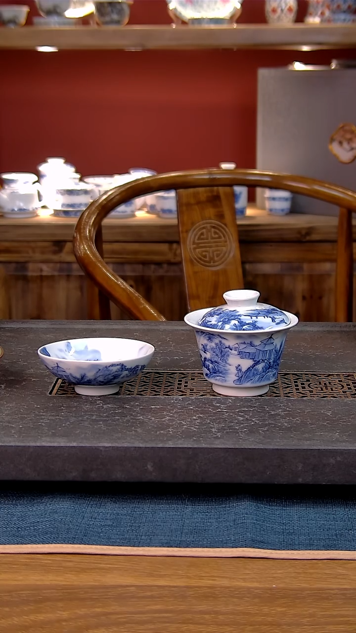 简装家用款2件套 白瓷陶瓷茶具