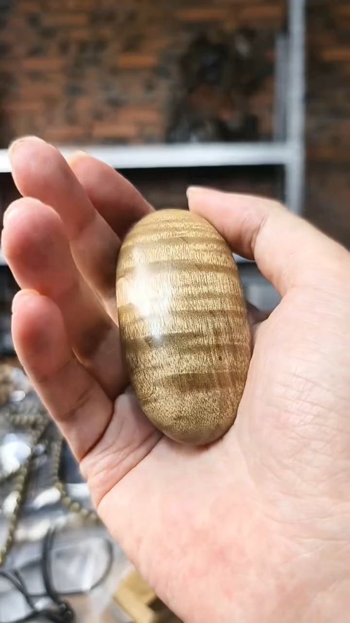 【闪购商品】楠木（金丝楠）把件无事牌