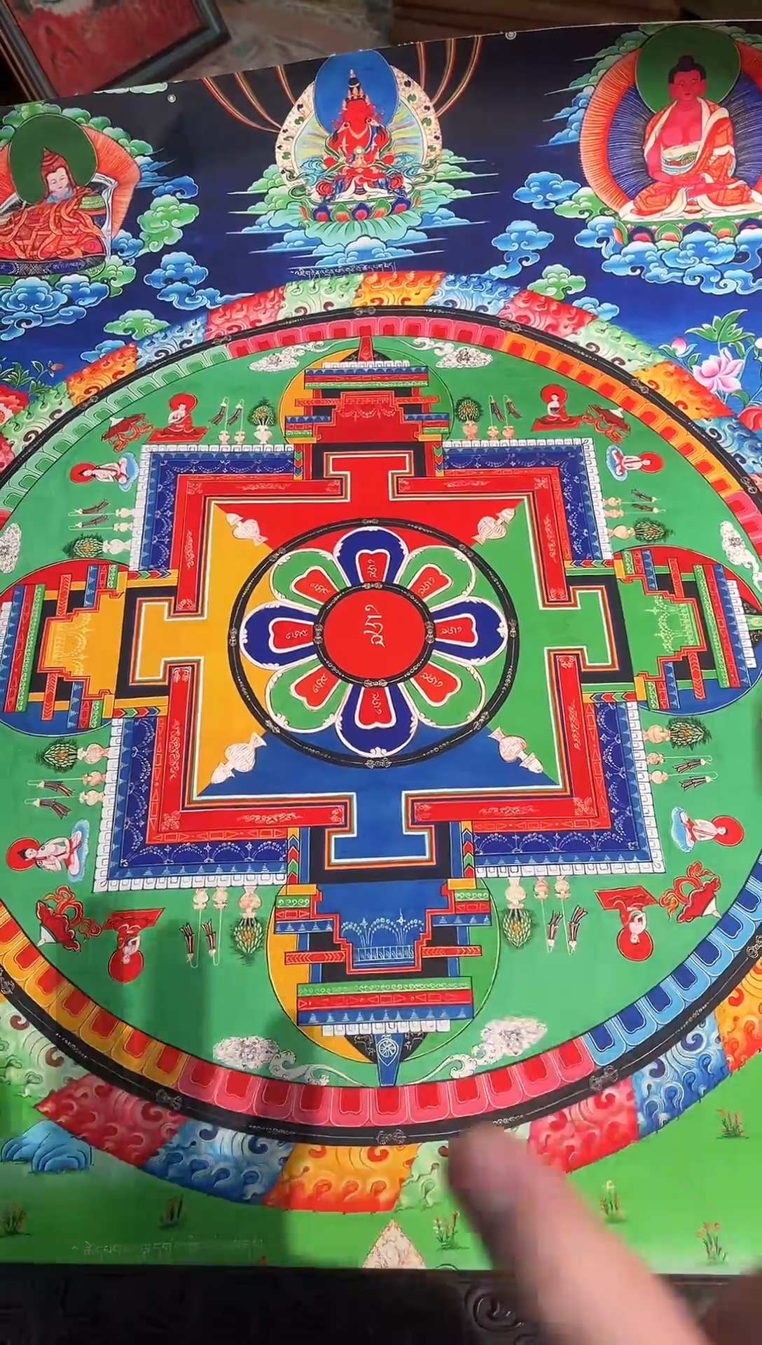 卷轴画曦曦的唐卡tk160