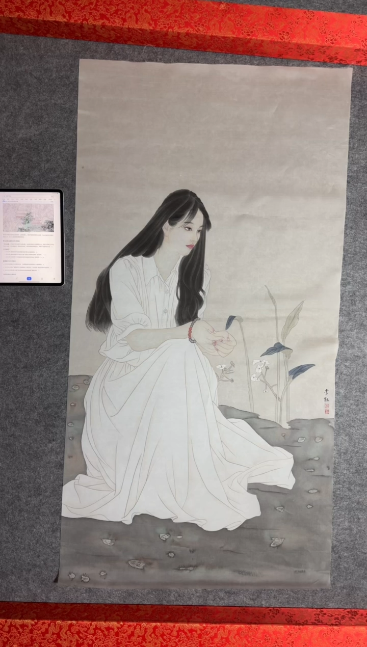 国画刘****️手绘8平尺左右