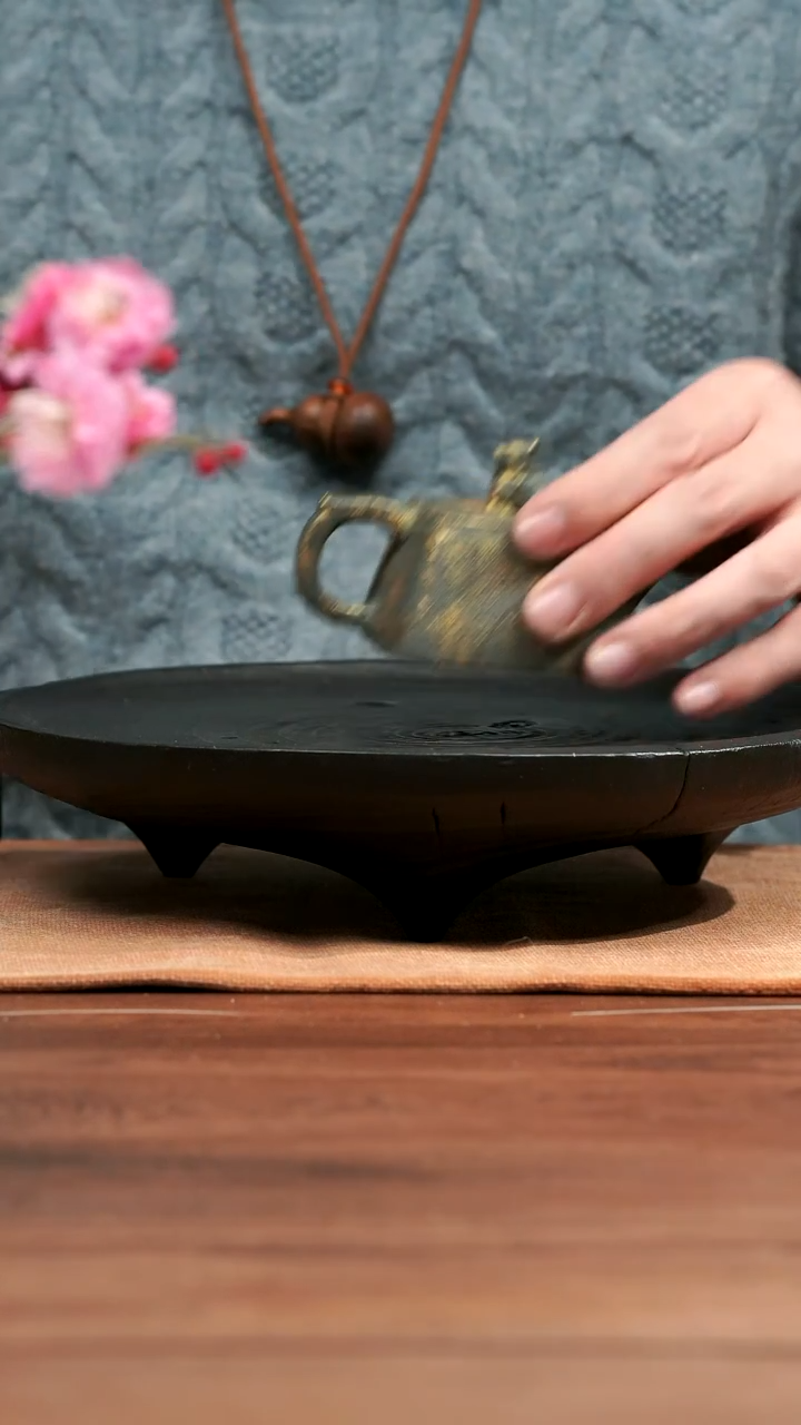 【闪购商品】紫砂茶壶五堂  小瑞兽-金