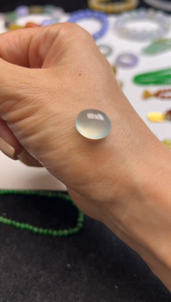 未镶嵌定制翡翠冰蛋面2500+250