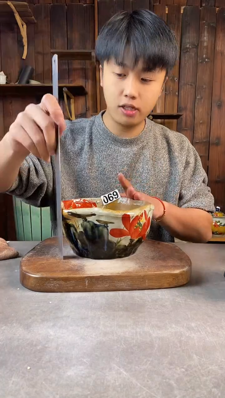 碗069，手工手绘，超值陶瓷