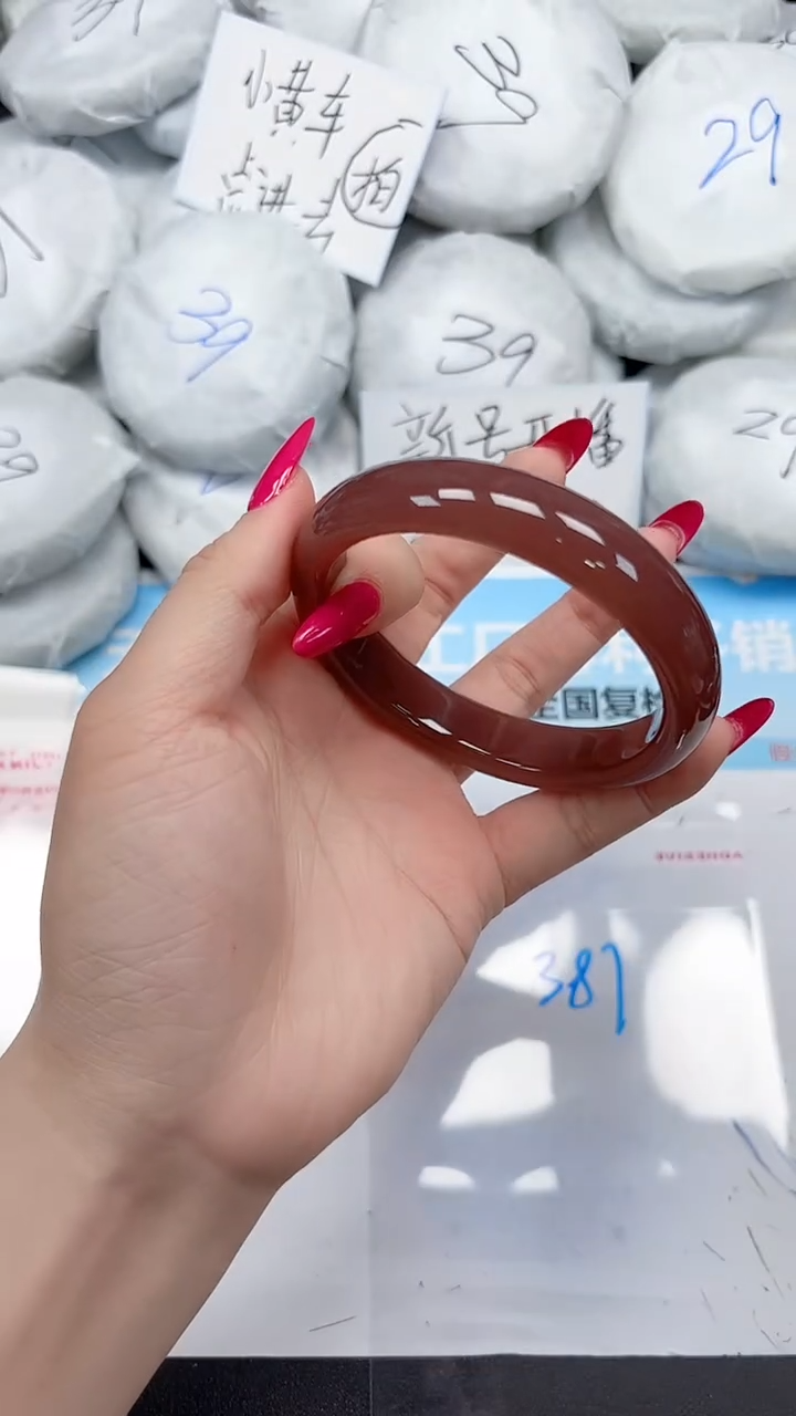 未镶嵌手镯石英质玉387/61