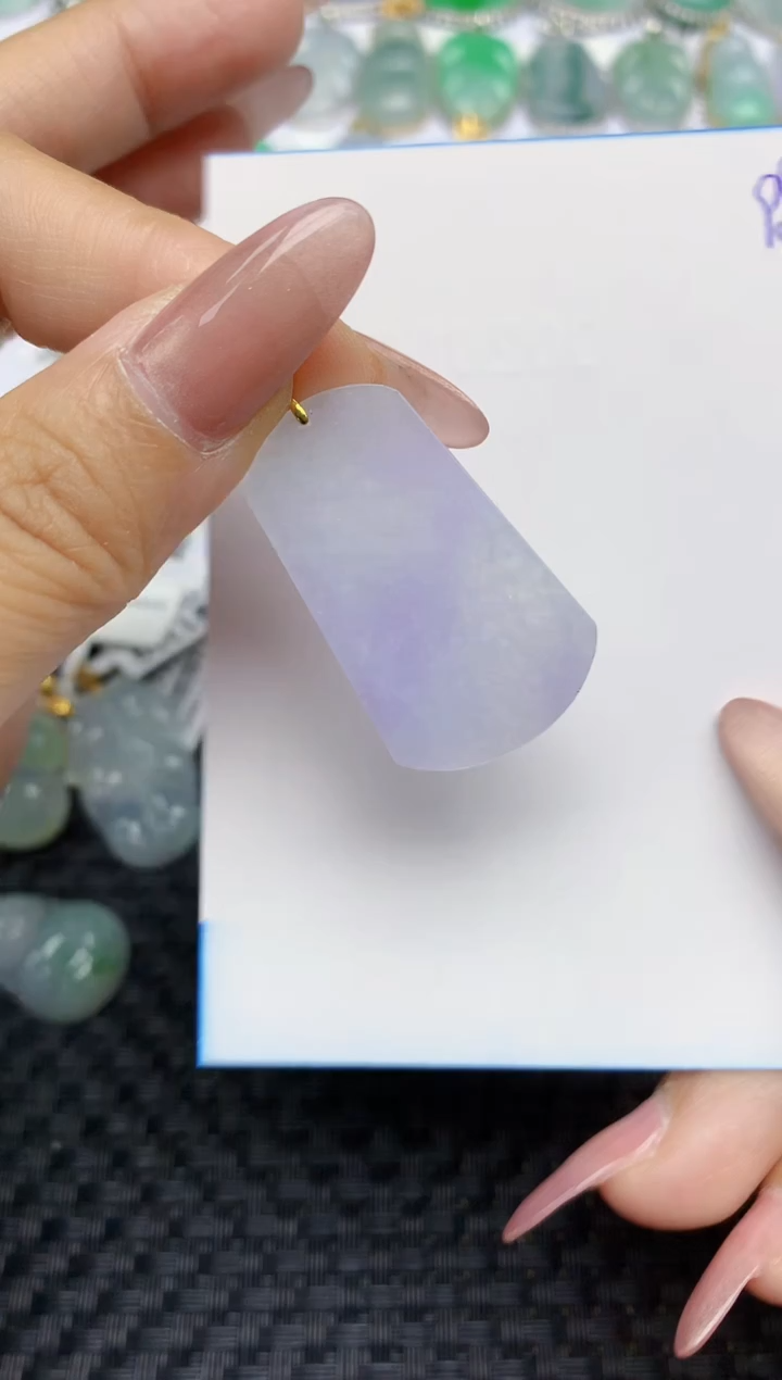 【闪购商品】翡翠颈饰18K金镶嵌天然A货翡翠 98