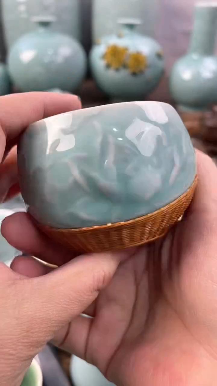 【闪购商品】特价 微瑕 慧仙青瓷