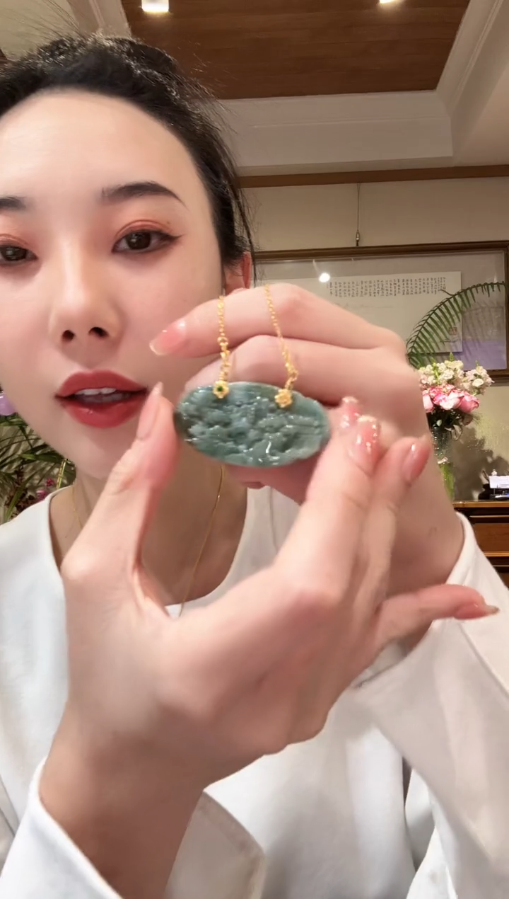 【闪购商品】翡翠颈饰未镶嵌国风