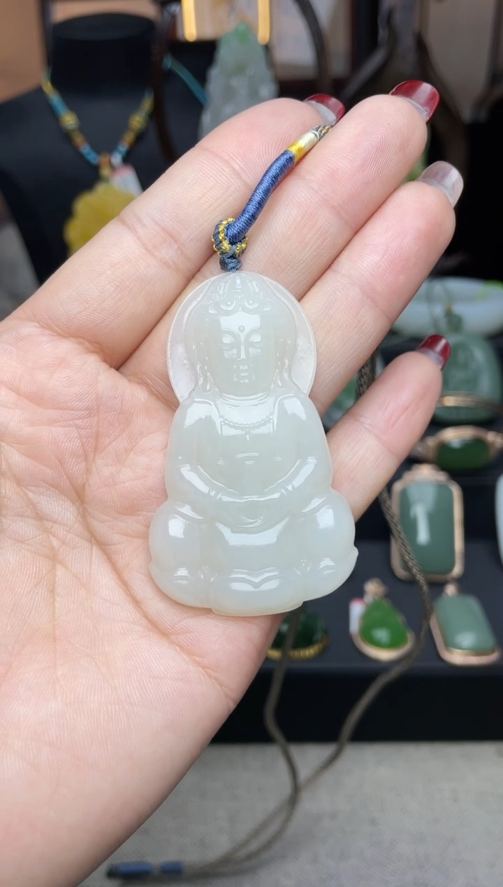 【闪购商品】和田玉颈饰未镶嵌吊坠gp06