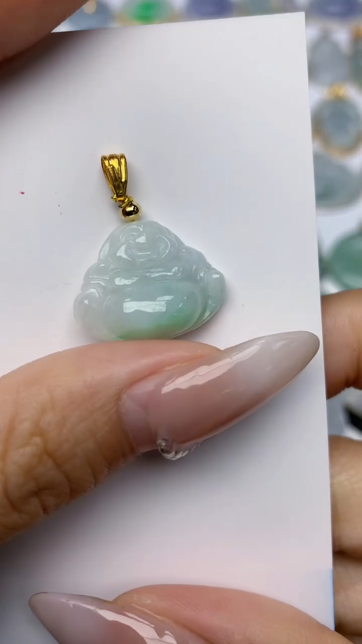 【闪购商品】翡翠颈饰未镶嵌天然翡翠A货，