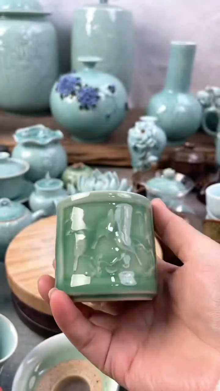 【闪购商品】特价 微瑕 慧仙青瓷