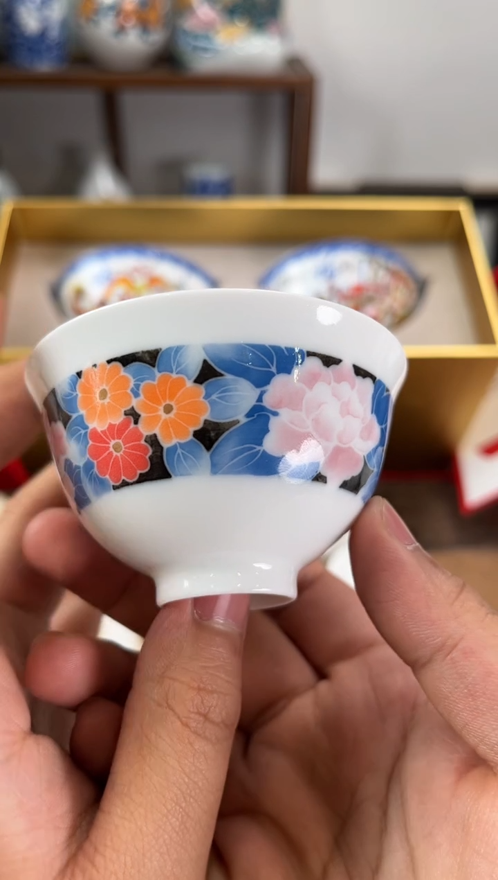 【闪购商品】景德镇文祥窑釉下彩陶瓷单杯