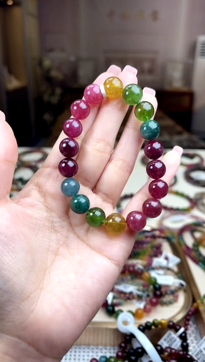 【闪购商品】碧玺/未镶嵌10mm+碧玺单圈多样性发货