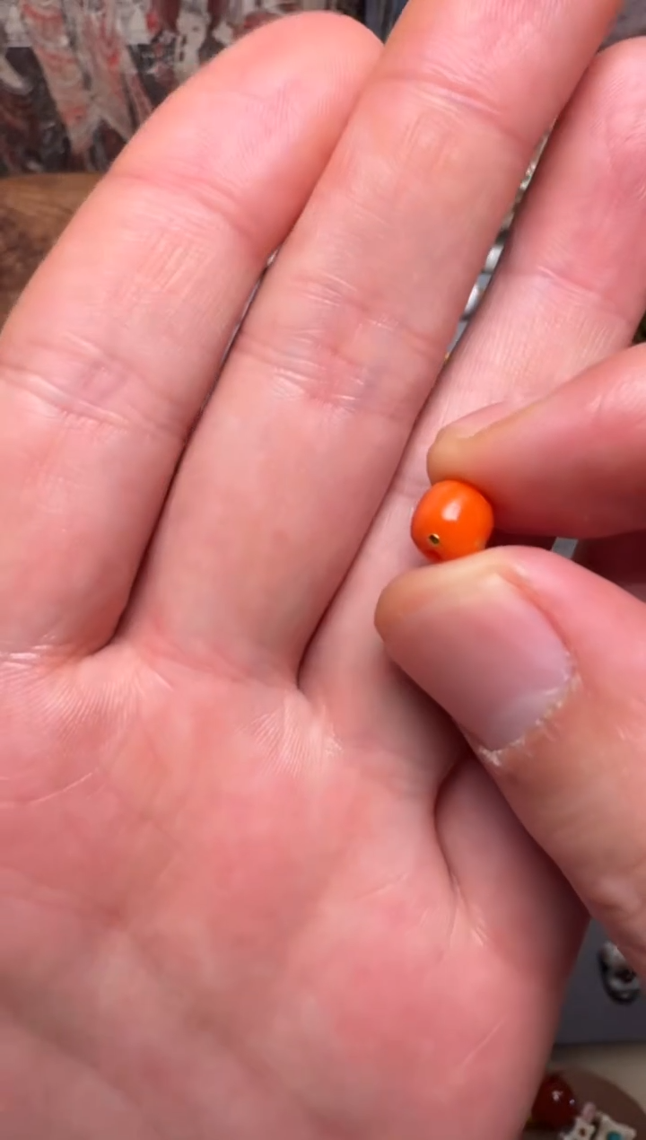 【闪购商品】树脂制品橘色老型珠