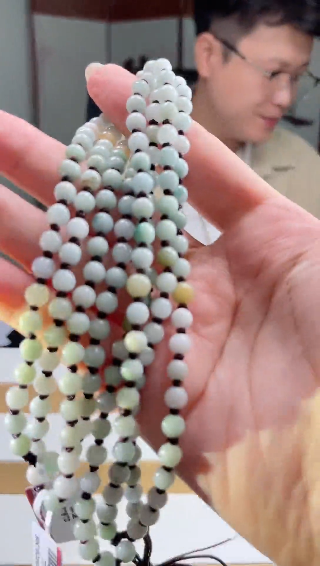 翡翠未镶嵌颈饰多样性发其一珠链21