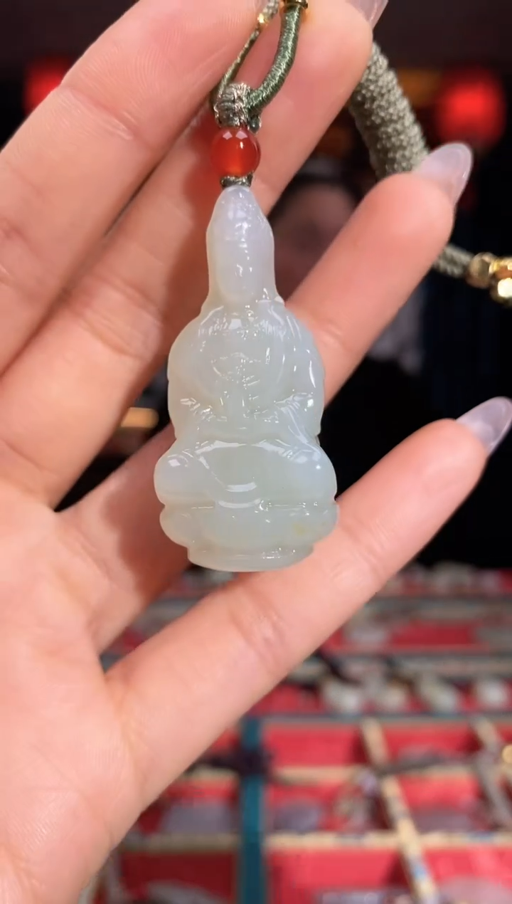 【闪购商品】和田玉颈饰未镶嵌观音