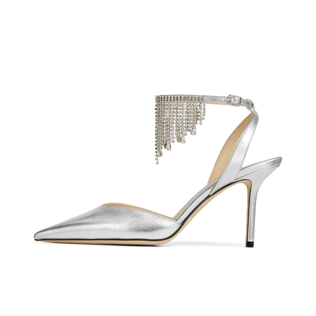 全新未使用 JIMMY CHOO/吉米周 汤/P232929036/高跟鞋34.5码