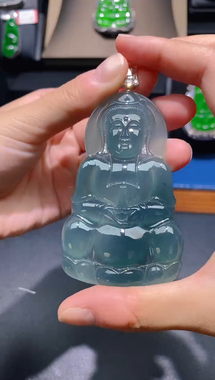 【闪购商品】翡翠颈饰未镶嵌天然A货翡翠k14