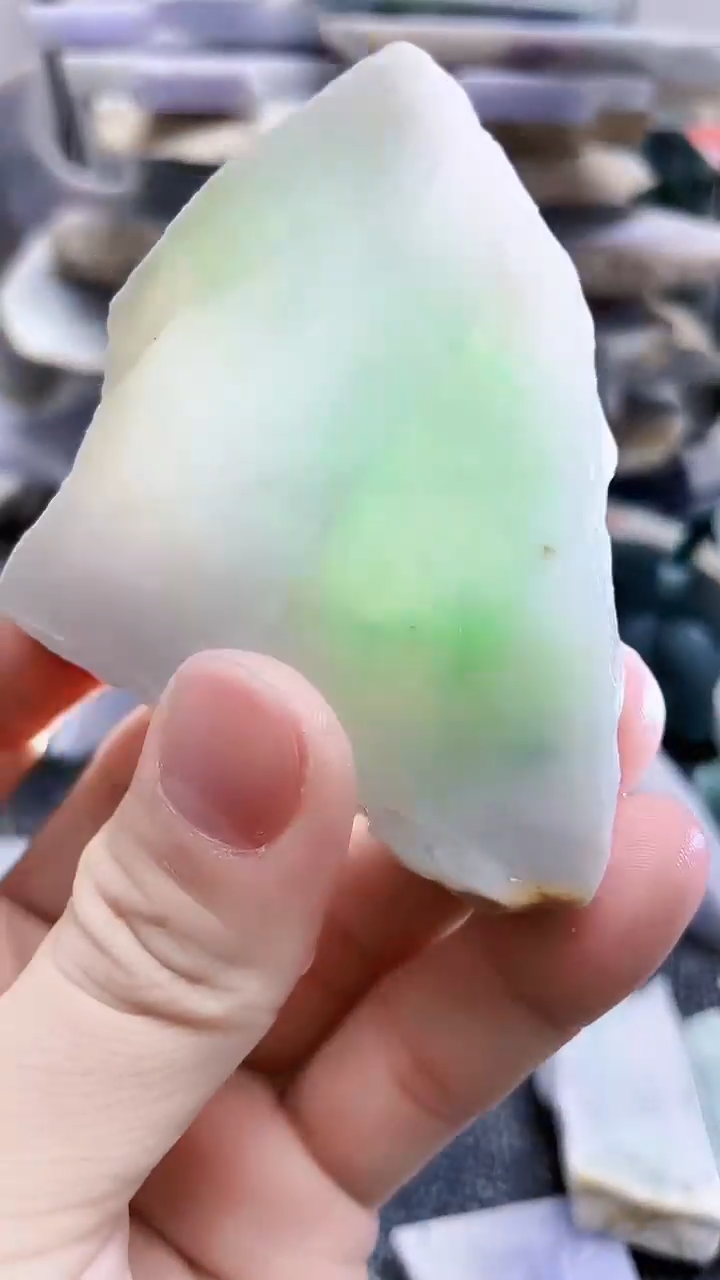 裸石翡翠天然A货翡翠板料