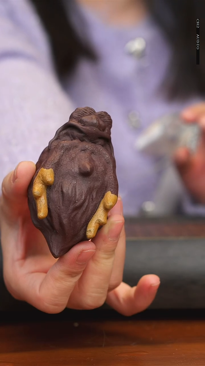 【闪购商品】紫砂茶壶紫泥龙头盖置