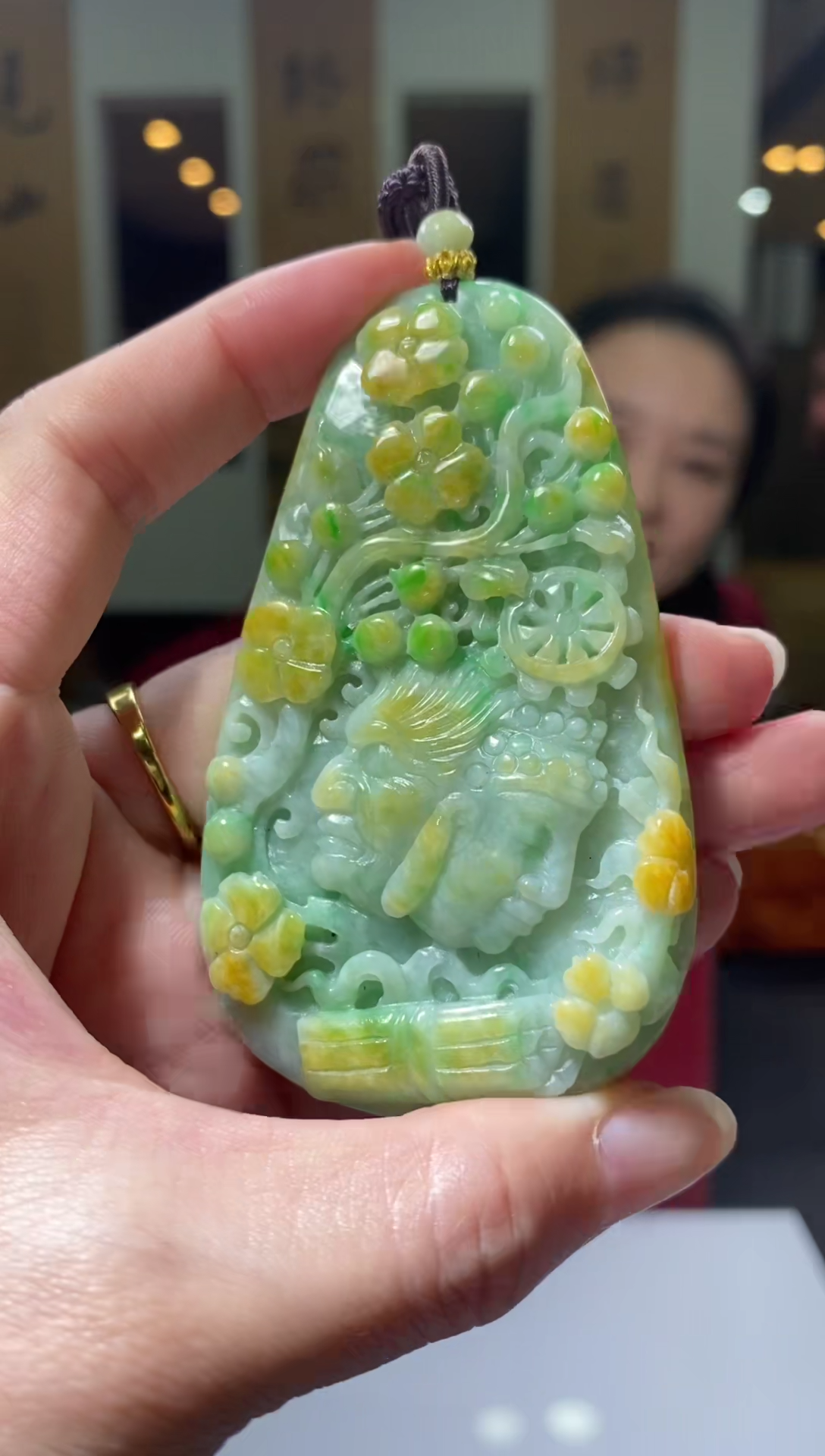 【闪购商品】翡翠颈饰未镶嵌B-@@YQYC01290064