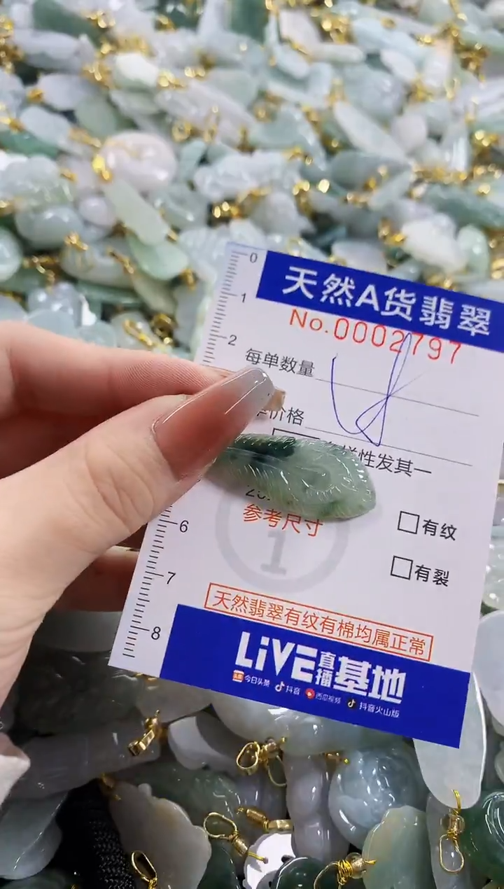 颈饰未镶嵌翡翠天然A货翡翠