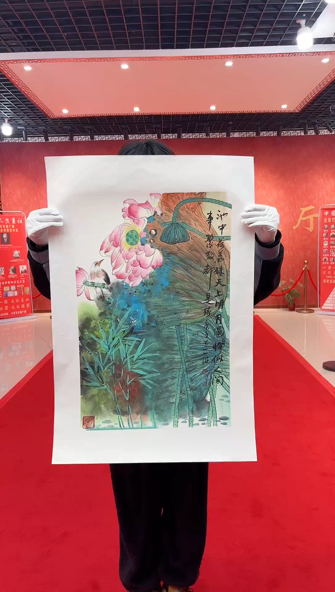 【闪购商品】国画国画国画道一老师手绘作品D15