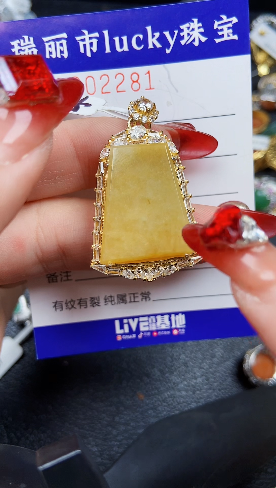 【闪购商品】翡翠颈饰银S925镶嵌2281