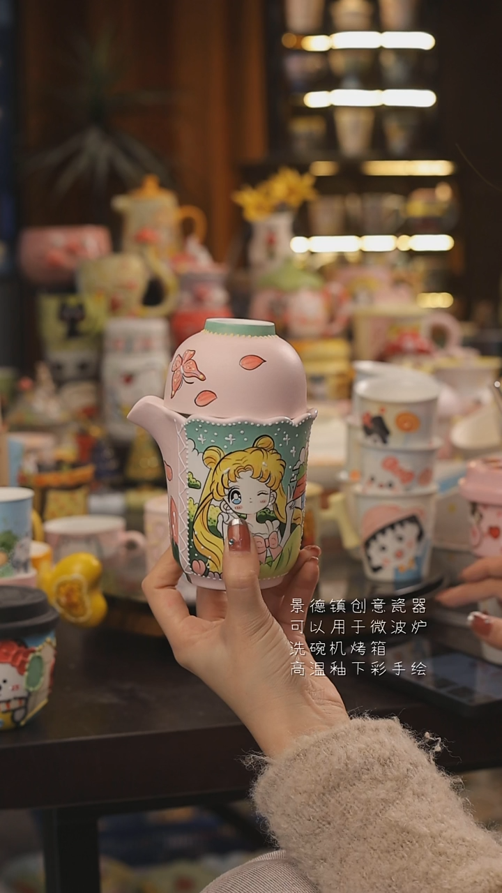 景德镇釉下彩绘设计师款式陶瓷