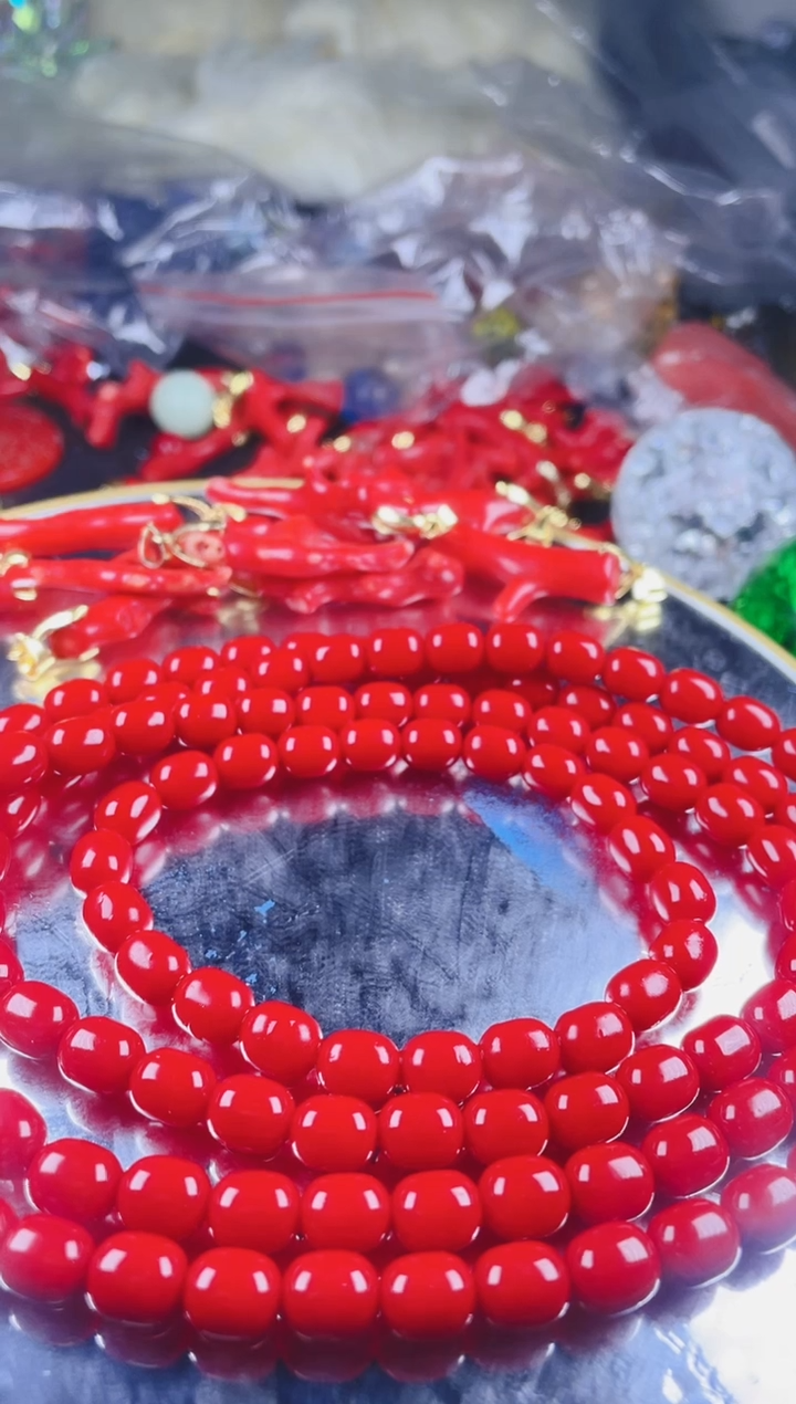 无无酸洗三姑桶珠一套 戒圈