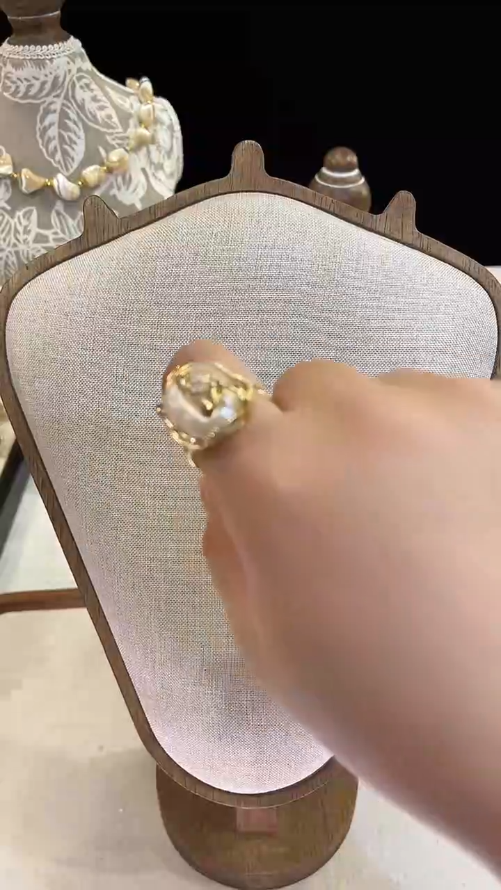 颈饰合金淡水珍珠310