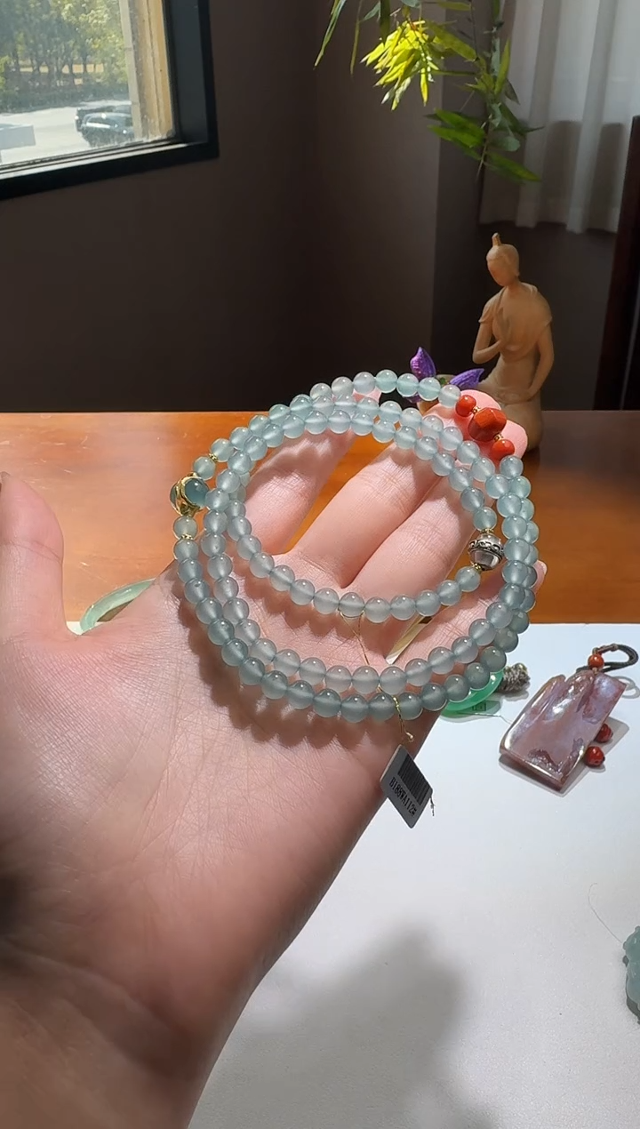 【闪购商品】翡翠手链未镶嵌【鑫鑫】金珠小于0.5