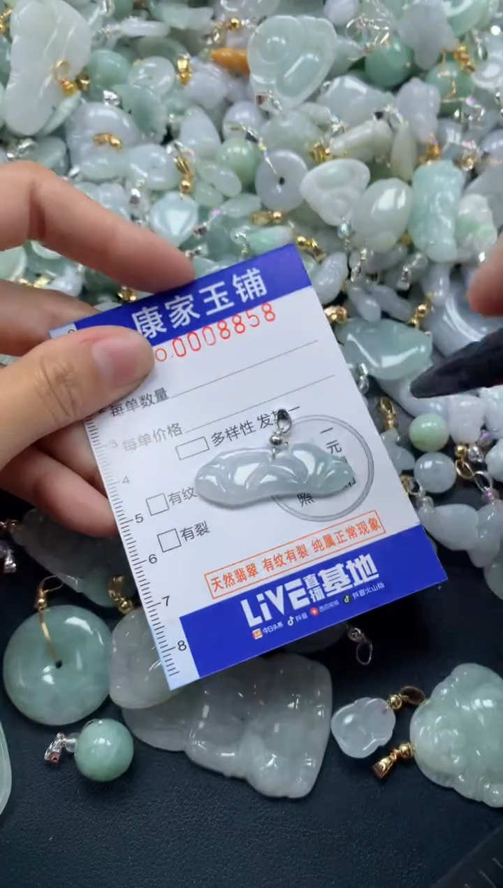 颈饰未镶嵌翡翠8858