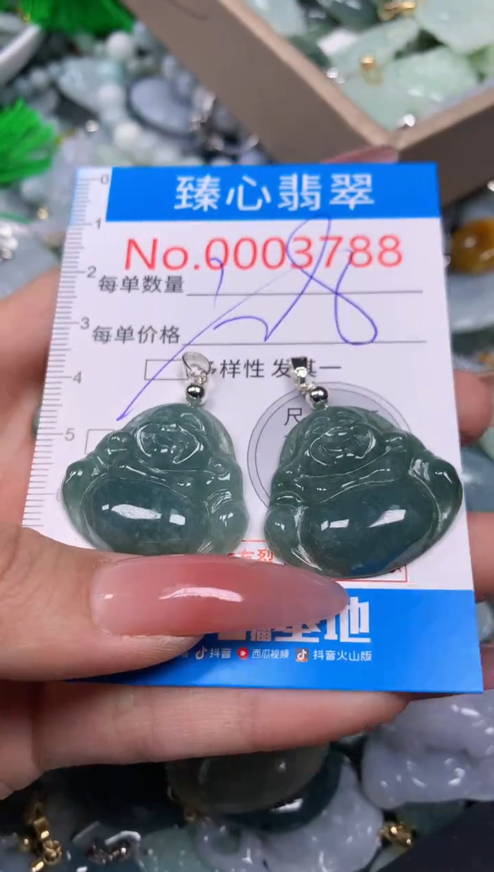 【闪购商品】翡翠颈饰未镶嵌含绳0003788