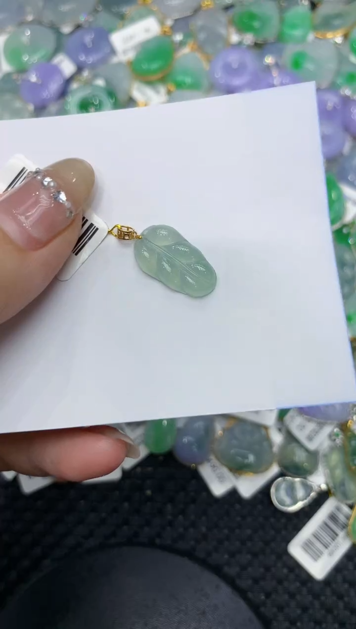 【闪购商品】翡翠颈饰18K金镶嵌222222222