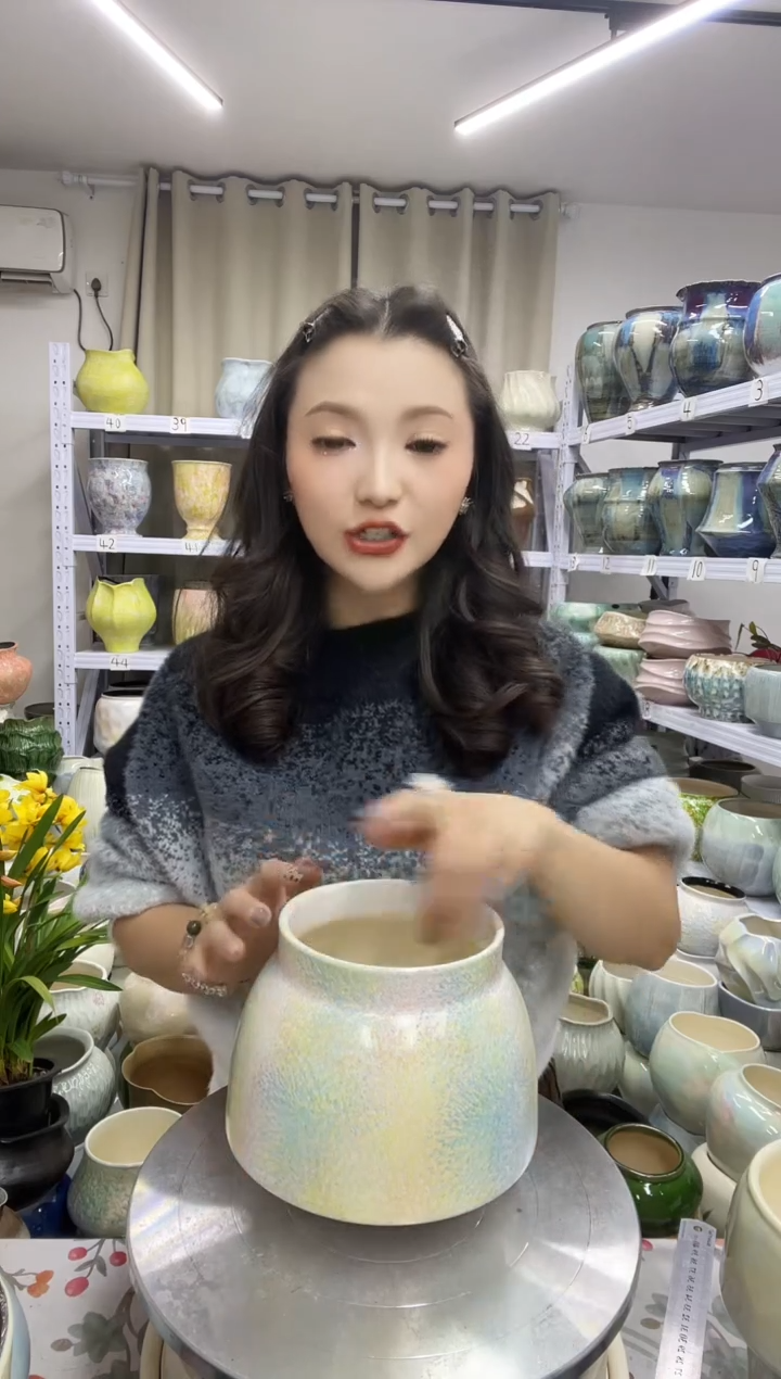 【花盆链接】  高 ： 16口：12