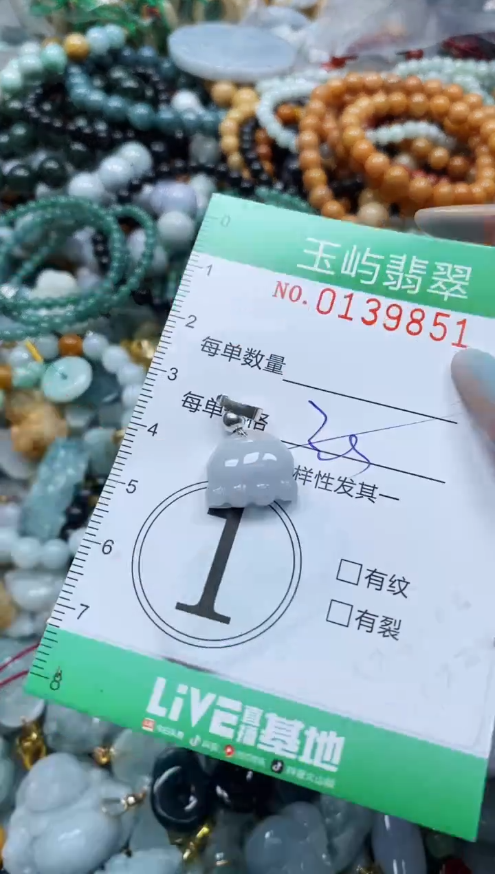 翡翠未镶嵌颈饰闪购0139851多样性发其一